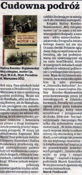 W Dzienniku Baltyckim
